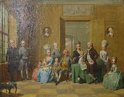 johann tischbein The Souchay Family oil painting
